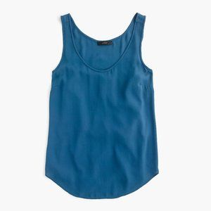 J Crew Drapey Tank Cornflower Blue 6